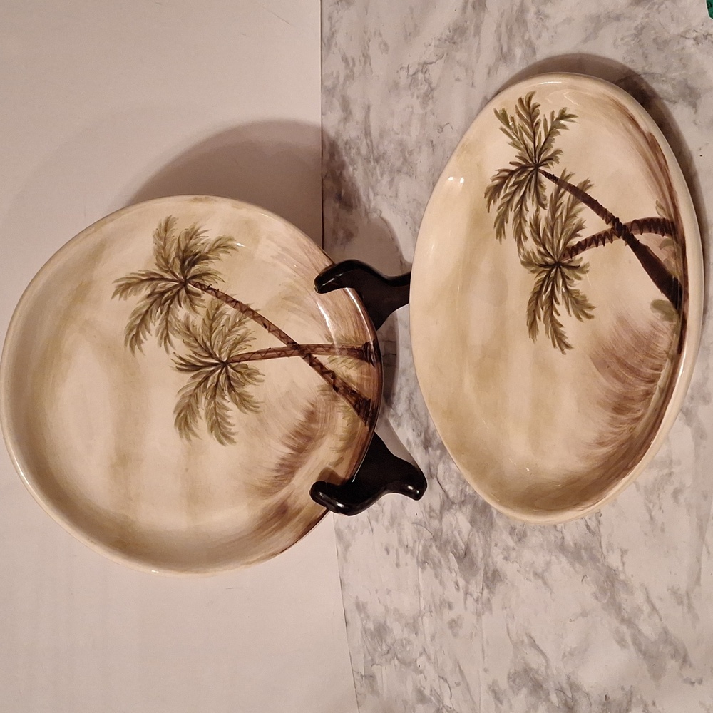 2 Bahamas Tabletops Unlimited plates